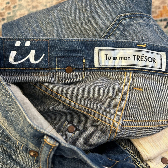 Tu es mon Tresor
Reverse patchwork antique jeans
 Sz 0 - Picture 5 of 10